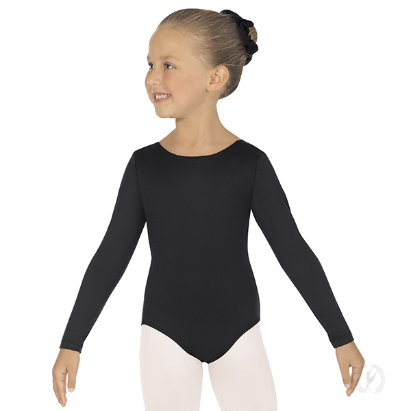 Eurotard Girls Long Sleeve Leotard with Cotton Lycra – Ellman's Dance  Boutique