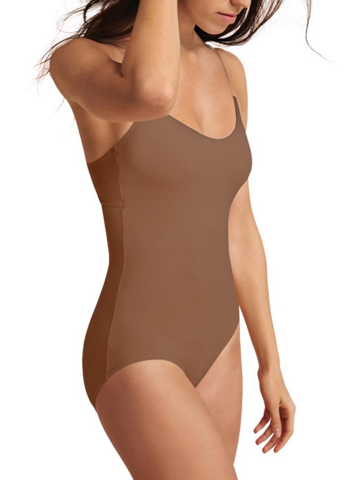 CAPEZIO ADULT CAMISOLE LEOTARD WITH CLEAR TRANSITION STRAPS