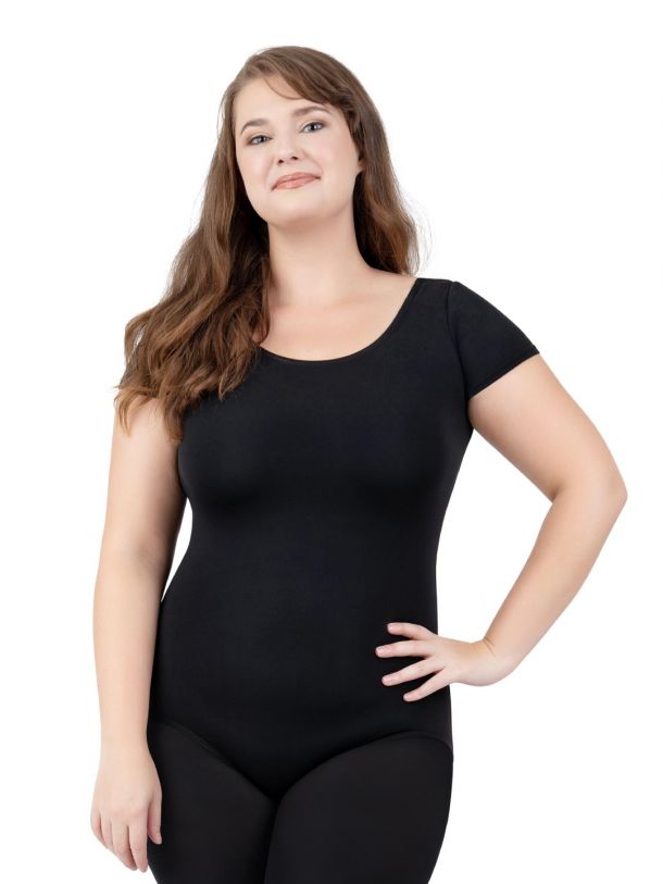 Capezio Meryl® Mesh Yoke Short Sleeve Leotard – Park Avenue Dancewear