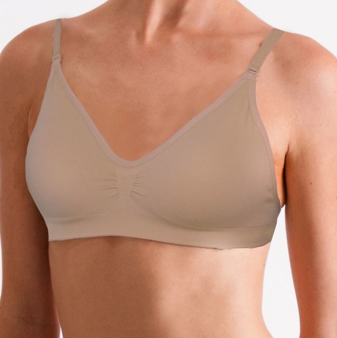 Capezio Seamless Clear Back Bra Women's Size: Small