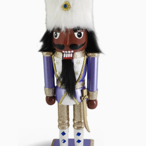 10 inch African American Soldier Nutcracker