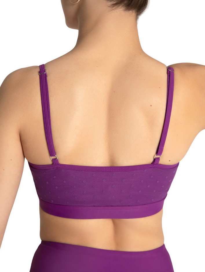 Capezio Spot On Adult Mesh Overlay Bra Tek Bra Top – Ellman's Dance Boutique