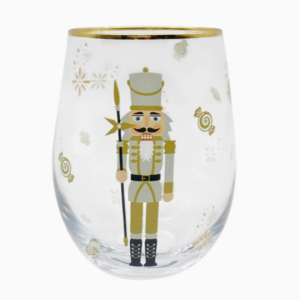 Holiday Nutcracker '24 Stemless Wine Glass