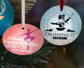 Nutcracker Glass Ornament