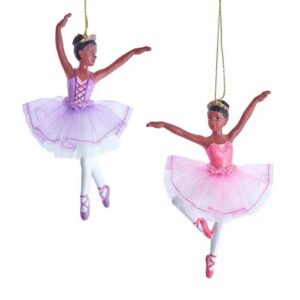 Pink and Purple Ballerina Ornament