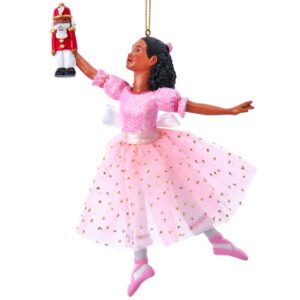 African American Clara Ballerina Ornament