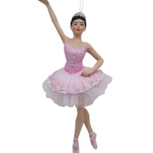 Pink Latina Ballerina Ornament