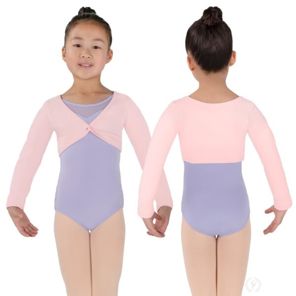 Eurotard Child Twist Front Cropped Sweater | 10519 - Image 2