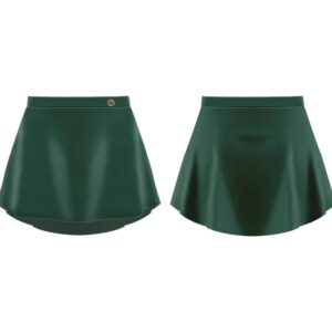 Danse De Paris Mesh Skirt in Moss