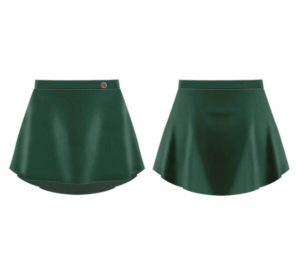 Danse De Paris Mesh Skirt in Moss