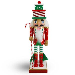 Candy Cane Christmas 10" Nutcracker