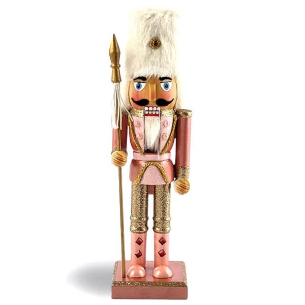 Rose Gold 10" Nutcracker