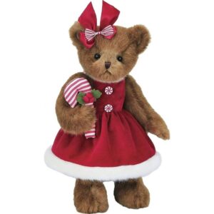Bearington Christa Cane Holiday Teddy Bear