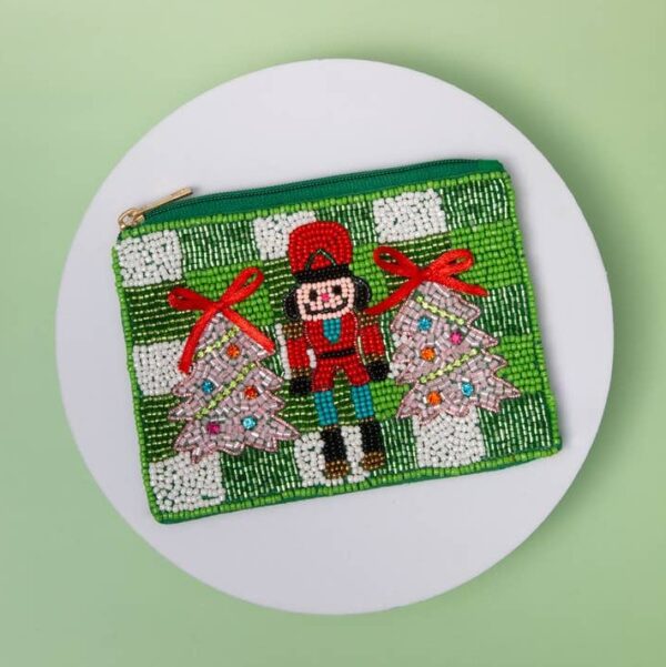 Nutcracker Beaded Coin Purse - Image 2