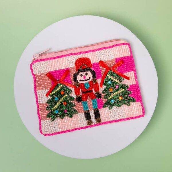 Nutcracker Beaded Coin Purse - Image 3