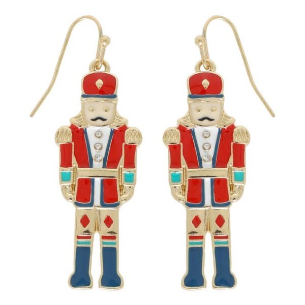 Nutcracker Epoxy Earrings