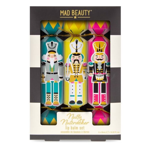 Mad Beauty Nutty Nutcracker Lip Balm Set