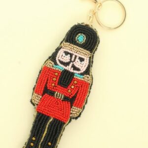 Nutcracker Seed Bead Keychain