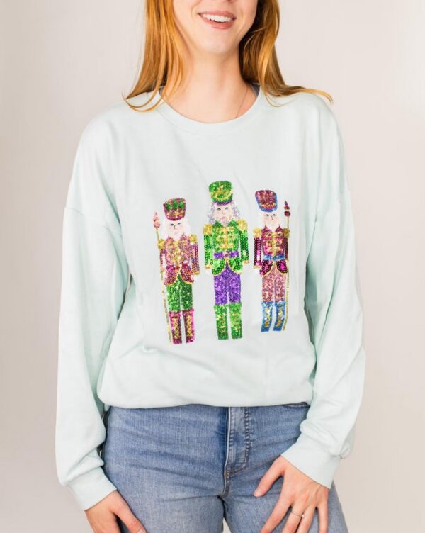 Nutcracker Sequin Sweatshirt - Adult - Image 2