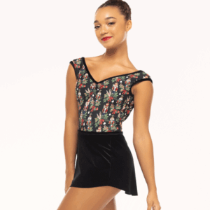 Eleve Stella Leotard Holiday Regiment