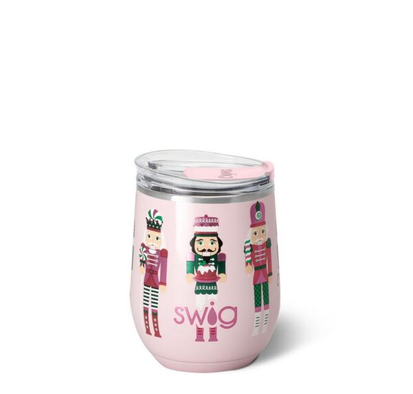 Swig Sugar Plum Soldiers Wine Cup 12oz