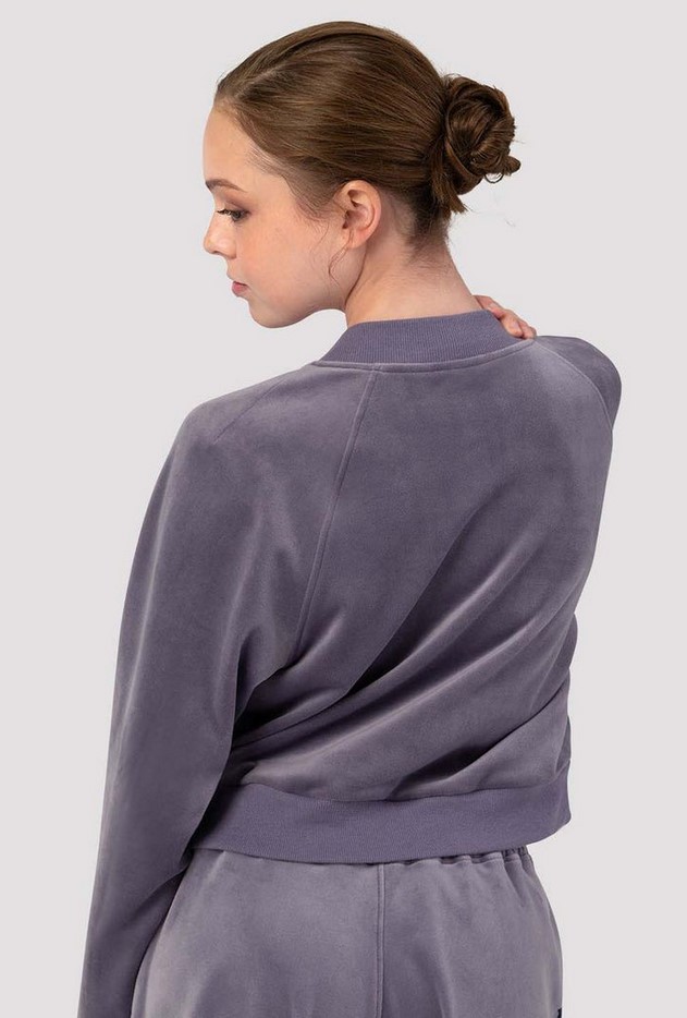 Bloch Adult Amanda Velvet Bomber Jacket - Image 2