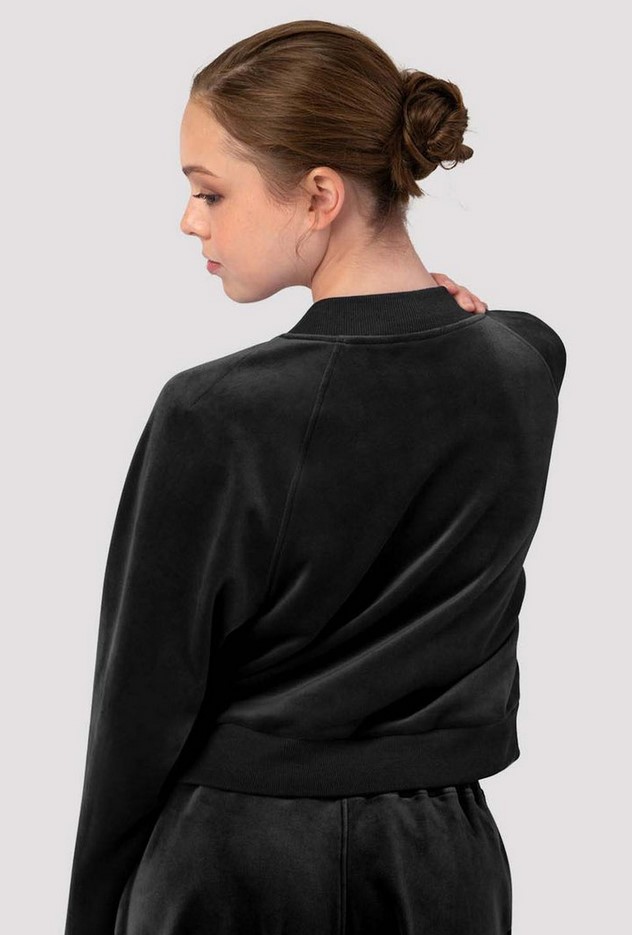 Bloch Adult Amanda Velvet Bomber Jacket - Image 4