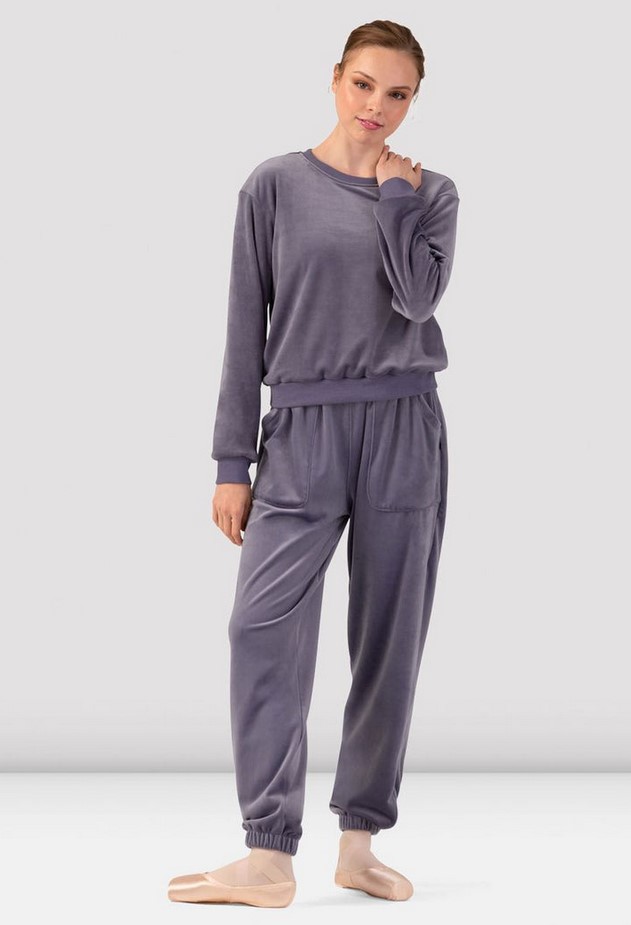 Bloch Caroline Velvet Crew Neck Jumper - Image 2