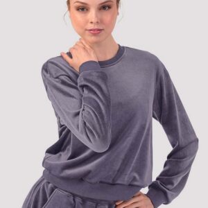 Bloch Caroline Velvet Crew Neck Jumper