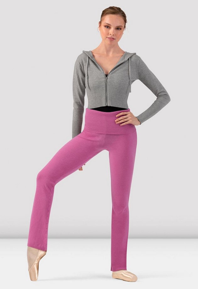 Bloch Solstice Rollover Flare Knit Pant