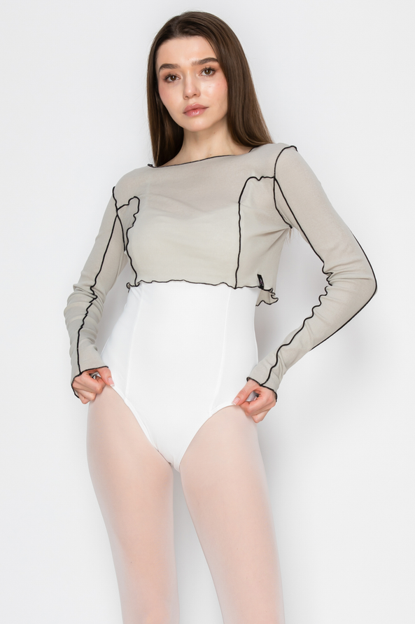 Aluvie Rora Seamed Sheer Top - Image 5