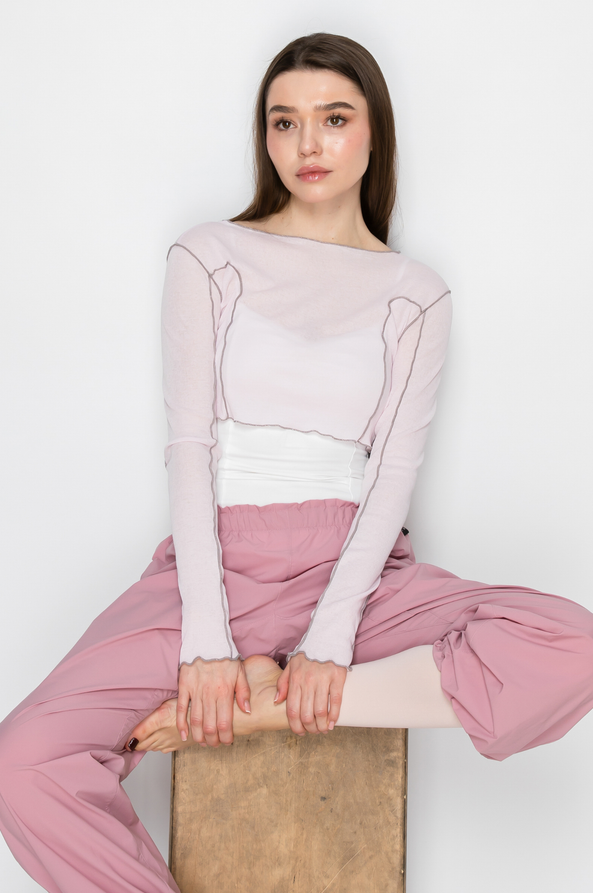 Aluvie Rora Seamed Sheer Top - Image 8