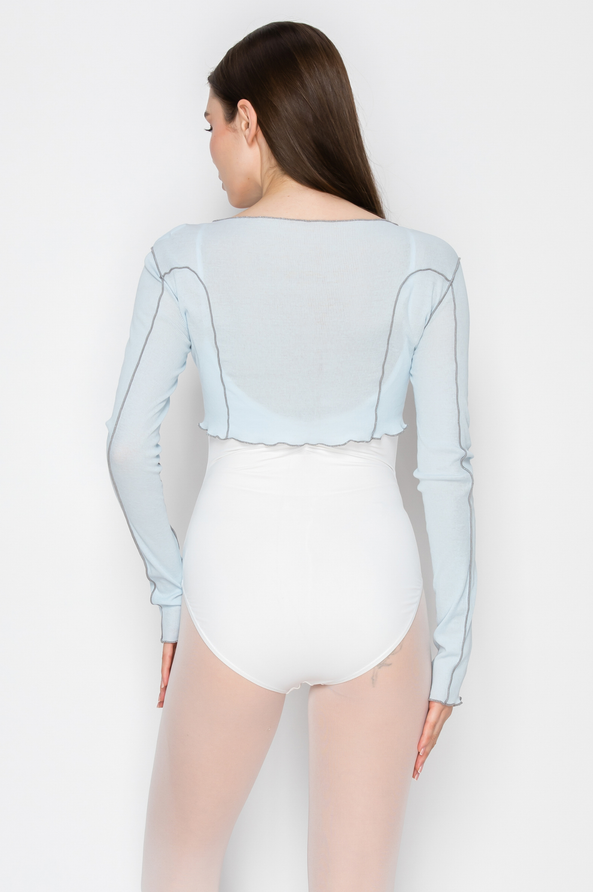 Aluvie Rora Seamed Sheer Top - Image 2